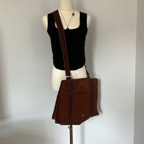 Hermes Canvas Messenger Bag - Picture 2 of 10